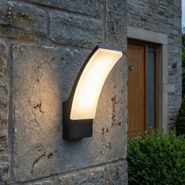 BRILAGI - Applique murale extérieure LED ARCELO LED/12W/230V IP65 noire