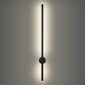 Brilagi - Applique murale extérieure LED AURA LED/12W/230V 4000K IP54 65 cm noir