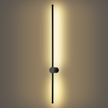 Brilagi - Applique murale extérieure LED AURA LED/20W/230V 3000K IP54 97 cm noire