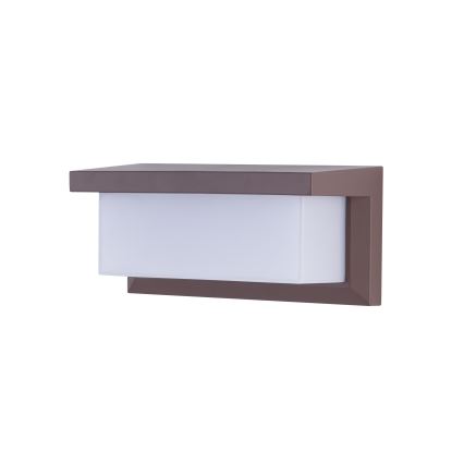 Brilagi - Applique murale extérieure LED BRICKY LED/12W/230V marron IP54