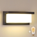 Brilagi - Applique murale extérieure LED dimmable BRICKY 1xE27/6W/230V 2700-6500K IP54 anthracite