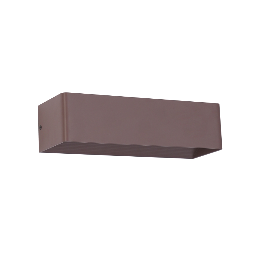 Brilagi - Applique murale extérieure LED DONNANI LED/12W/230V 30 cm marron IP44