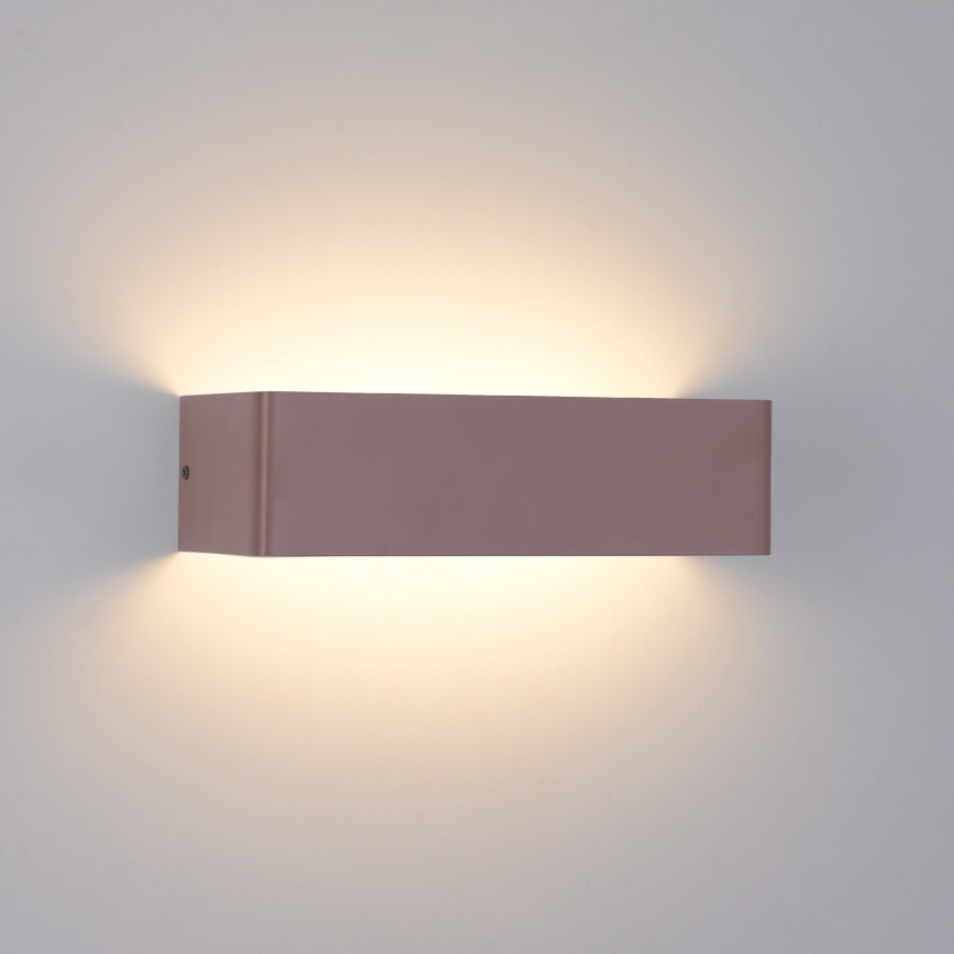 Brilagi - Applique murale extérieure LED DONNANI LED/12W/230V 30 cm marron IP44