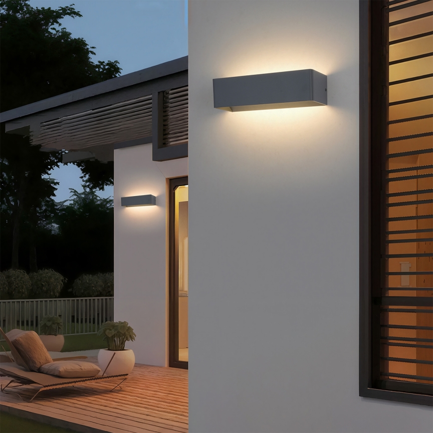Brilagi - Applique murale extérieure LED DONNANI LED/12W/230V anthracite IP44