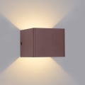 Brilagi - Applique murale extérieure LED DONNANI LED/5W/230V 10 cm marron IP44
