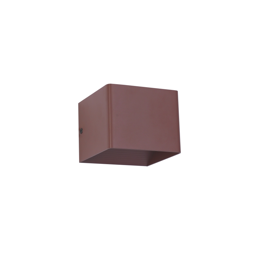 Brilagi - Applique murale extérieure LED DONNANI LED/5W/230V 10 cm marron IP44