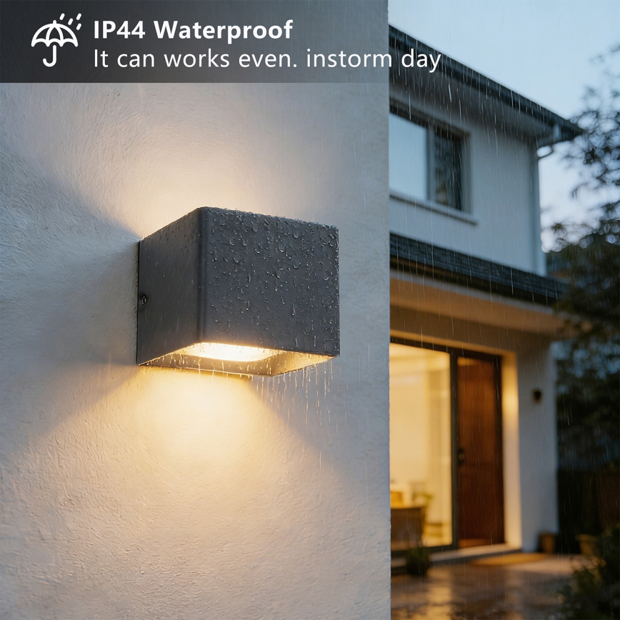 Brilagi - Applique murale extérieure LED DONNANI LED/5W/230V anthracite IP44