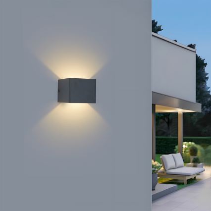 Brilagi - Applique murale extérieure LED DONNANI LED/5W/230V anthracite IP44