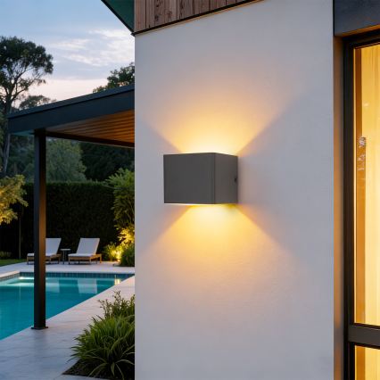 Brilagi - Applique murale extérieure LED DONNANI LED/5W/230V anthracite IP44