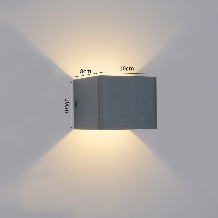 Brilagi - Applique murale extérieure LED DONNANI LED/5W/230V anthracite IP44