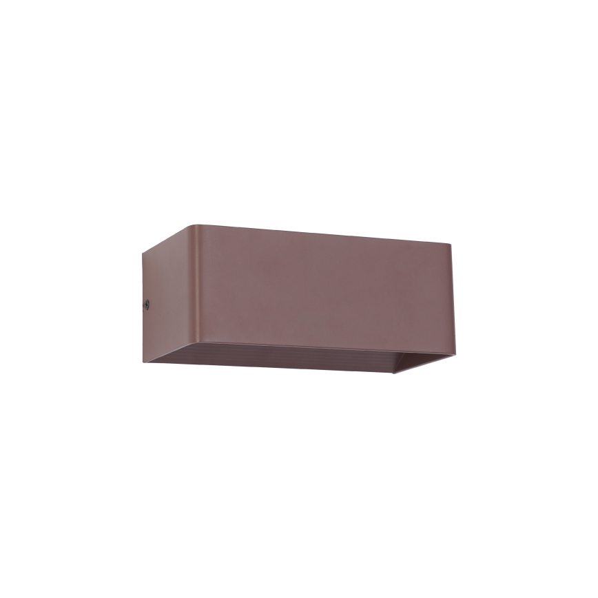 Brilagi - Applique murale extérieure LED DONNANI LED/7W/230V 20 cm marron IP44