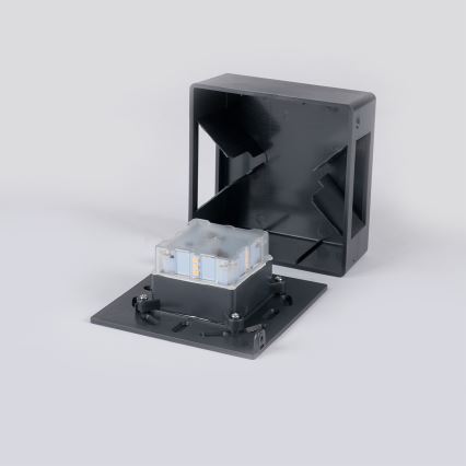 Brilagi - Applique murale extérieure LED DOUBLERAY 6W/230V, anthracite, IP54