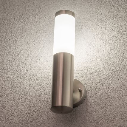 BRILAGI - Applique murale LED d'extérieur ELIA 1xE27/7W/230V 4000K IP44 chrome mat