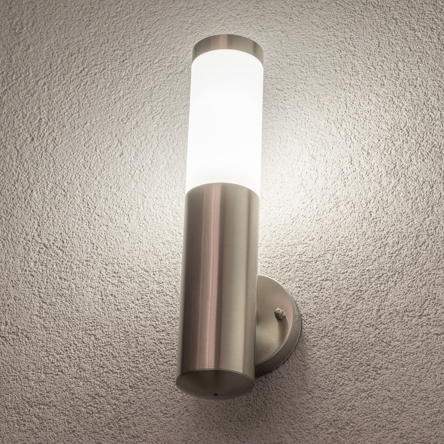 BRILAGI - Applique murale LED d'extérieur ELIA 1xE27/7W/230V 4000K IP44 chrome mat