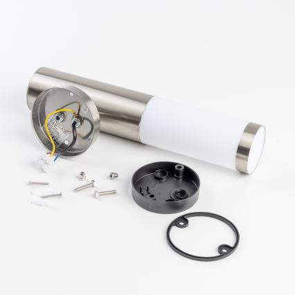 BRILAGI - Applique murale LED d'extérieur ELIA 1xE27/7W/230V 4000K IP44 chrome mat