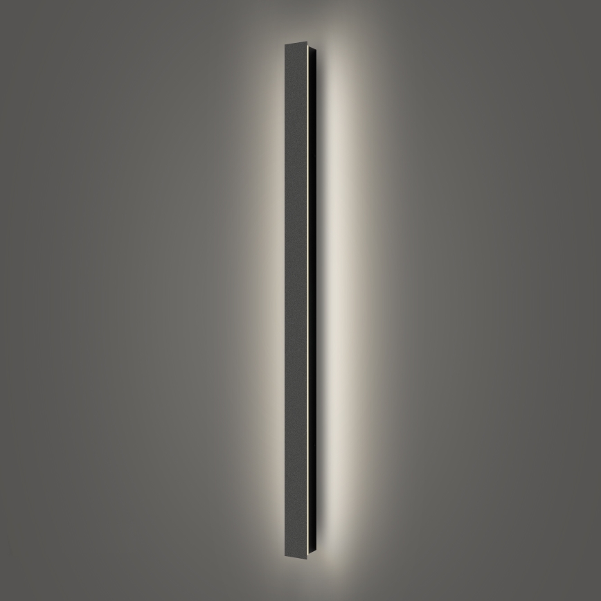 Brilagi - Applique murale extérieure LED LINEAR LED/22W/230V 4000K IP65 100 cm noire CRI 90