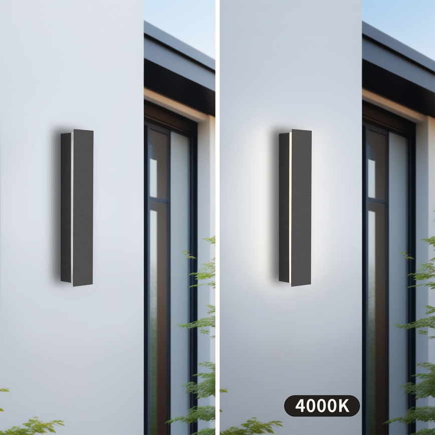 Brilagi - Applique murale d'extérieur LINEAR LED/8W/230V 4000K IP65 30 cm anthracite CRI 90