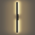 Brilagi - Applique murale extérieure LED LUNA, 24 W, 230 V, 3000 K, IP65, 100 cm, noire, IRC 90