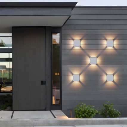 Brilagi - Applique murale extérieure LED QUADRAY LED/6W/230V blanche IP54