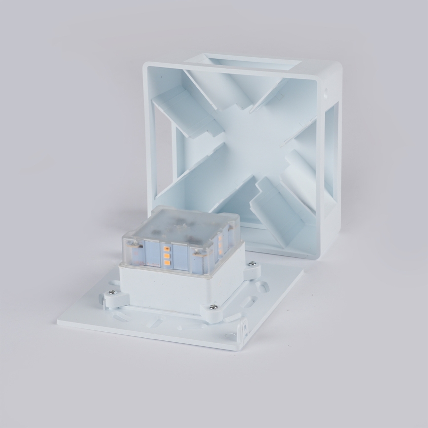 Brilagi - Applique murale extérieure LED QUADRAY LED/6W/230V blanche IP54