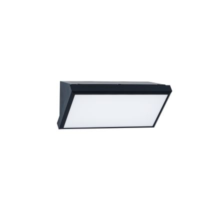 Brilagi - Applique murale d'extérieur LED RGBW dimmable TRIANGLE 1xE27/15W/230V 2700-6500K IP65 noire