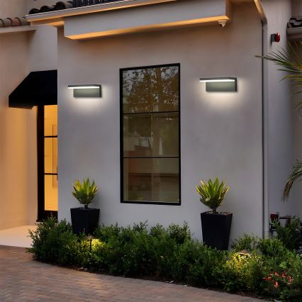 Brilagi - Applique murale extérieure LED TESSI LED/10W/230V anthracite IP54