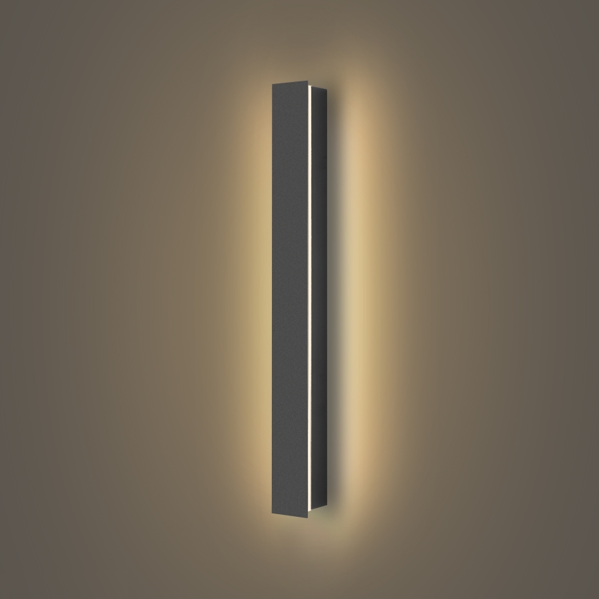 Brilagi - Applique murale extérieure LINEAR LED/12W/230V 3000K IP65 50 cm anthracite IRC 90