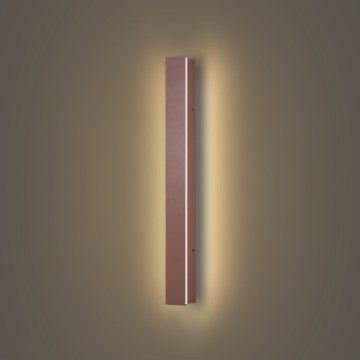 Brilagi - Applique murale extérieure LINEAR LED/12W/230V 3000K IP65 50 cm marron IRC 90