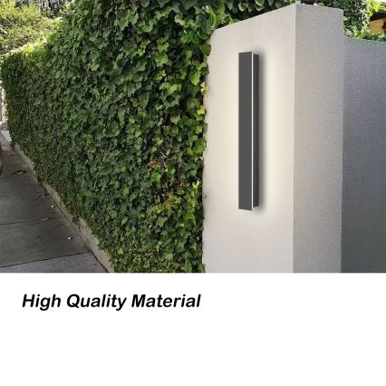 Brilagi - Applique murale d'extérieur LINEAR LED/12W/230V 4000K IP65 50 cm anthracite CRI 90