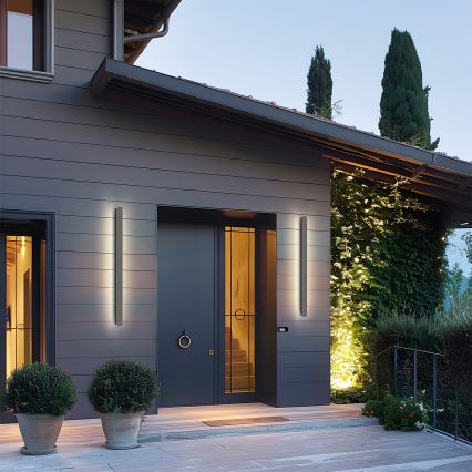 Brilagi - Applique murale d'extérieur LED LINEAR/22W/230V 3000K IP65 100 cm anthracite IRC 90