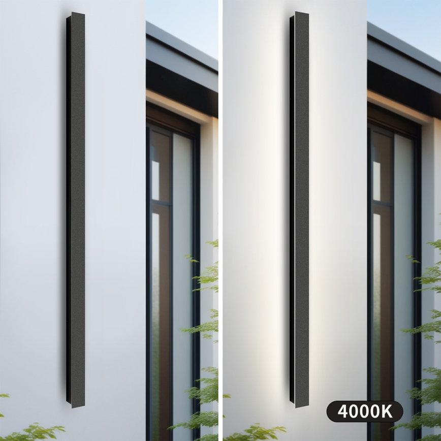 Brilagi - applique murale d'extérieur LINEAR LED/32W/230V 4000K IP65 140 cm noire CRI 90