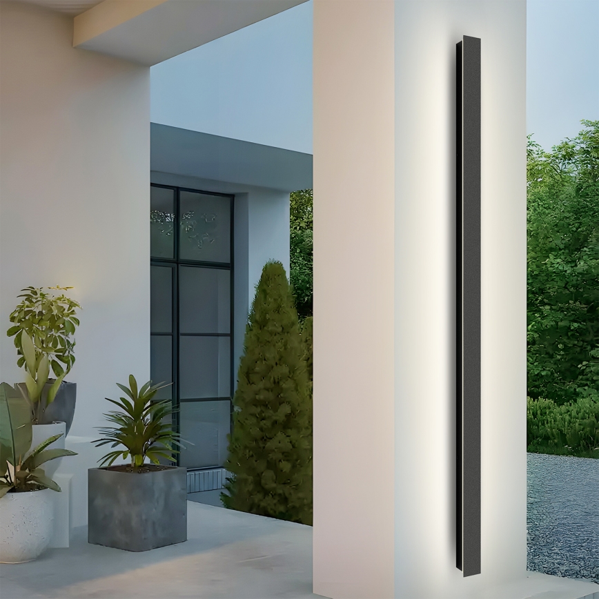 Brilagi - applique murale d'extérieur LINEAR LED/32W/230V 4000K IP65 140 cm noire CRI 90