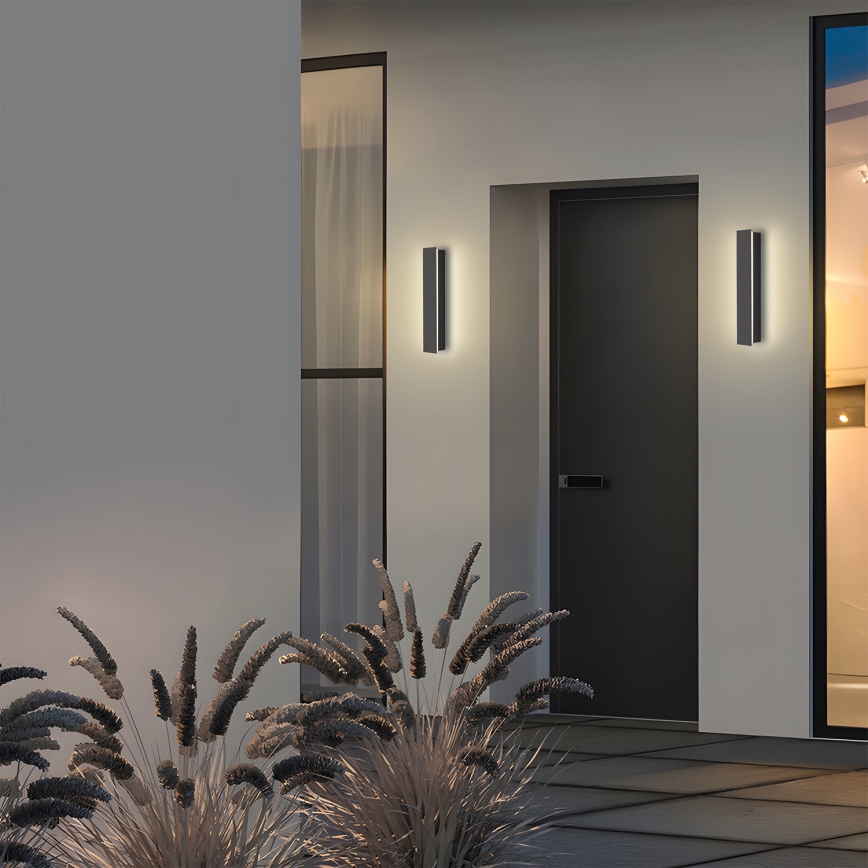 Brilagi - Applique murale extérieure LINEAR LED/8W/230V 3000K IP65 30 cm anthracite CRI 90