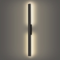 Brilagi - Applique murale extérieure LUNA LED/24W/230V 4000K IP65 100 cm noire IRC 90