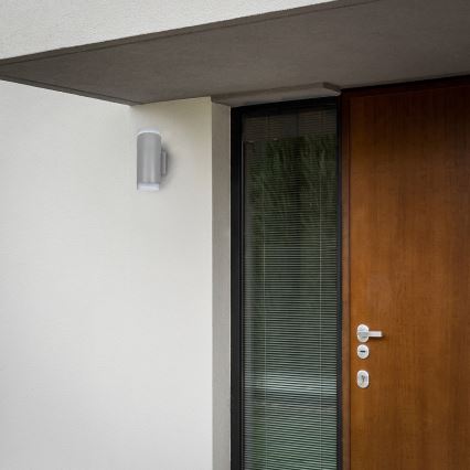 Brilagi - Applique murale extérieure MATERA 2xGU10/30W/230V gris IP54