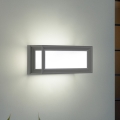 Brilagi - Applique murale extérieure PARKER LED/12W/230V 3000/4500/6000K grise IP44