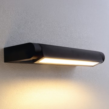 BRILAGI - Applique murale extérieure pour façade SALERNO LED/12W/230V 35,5 cm noire IP65