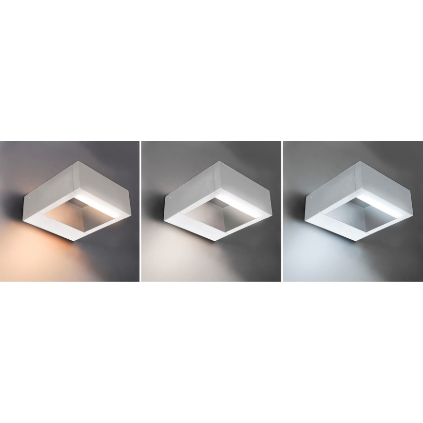 Brilagi - Applique murale extérieure RAGUSA LED/7W/230V 3000/4000/6000K blanc IP54