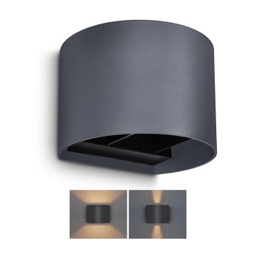 Brilagi - Applique murale extérieure RONDO LED/6W/230V anthracite IP54