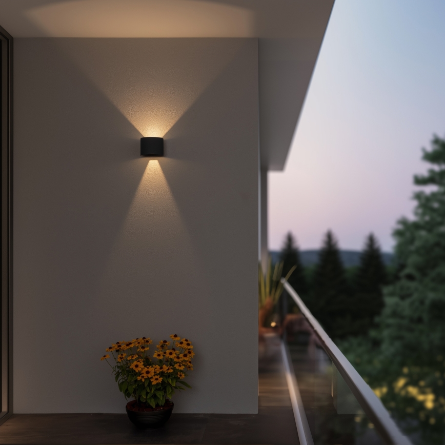 Brilagi - Applique murale extérieure RONDO LED/6W/230V anthracite IP54
