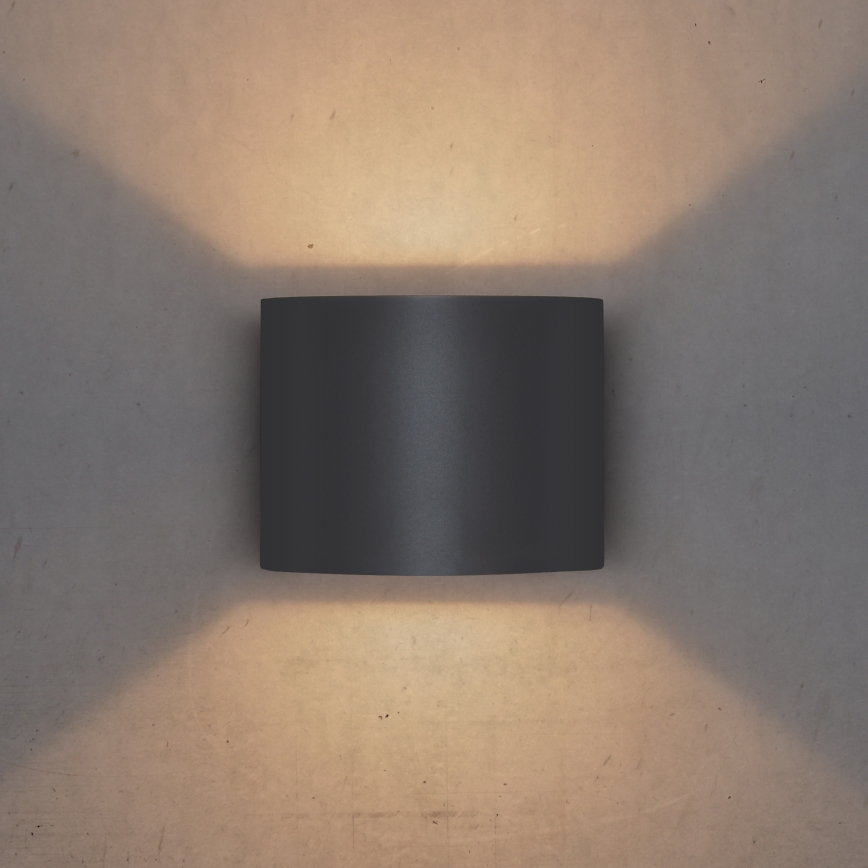 Brilagi - Applique murale extérieure RONDO LED/6W/230V anthracite IP54
