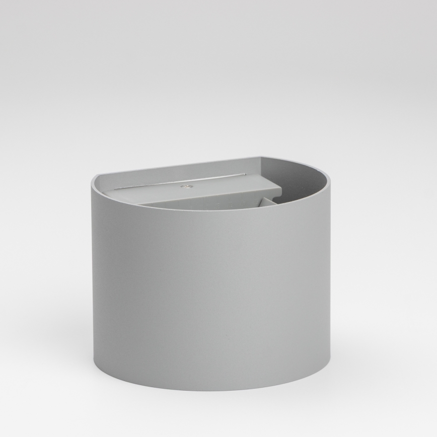 Brilagi - Applique murale extérieure RONDO LED/6W/230V gris IP54