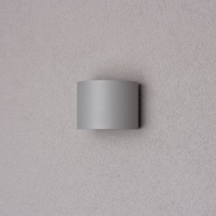 Brilagi - Applique murale extérieure RONDO LED/6W/230V gris IP54