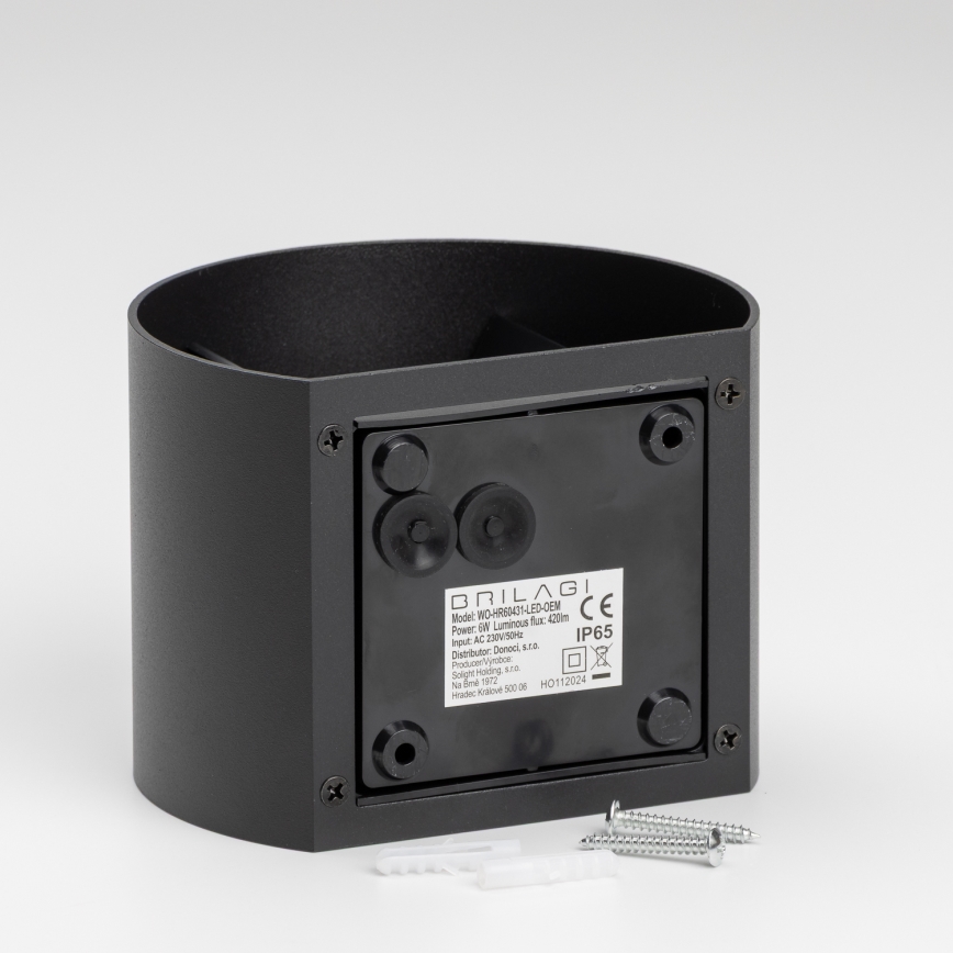 Brilagi - Applique murale extérieure RONDO LED/6W/230V IP54
