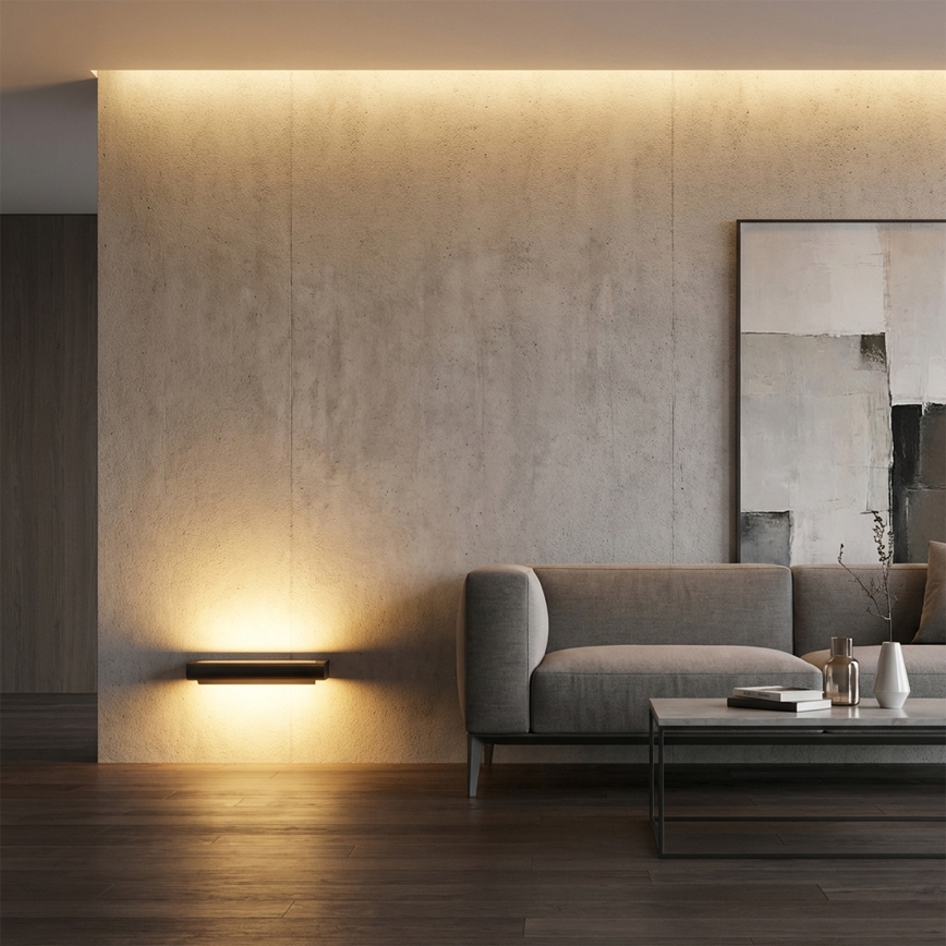 Brilagi - Applique murale extérieure LED SALERNO LED/12W/230V 35,5 cm anthracite IP65