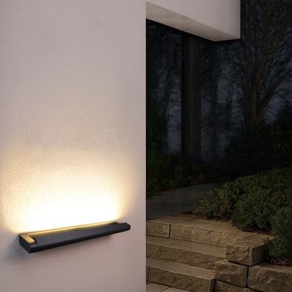 Brilagi - Applique murale extérieure SALERNO, LED 24W, 230V, 66 cm, noire, IP65