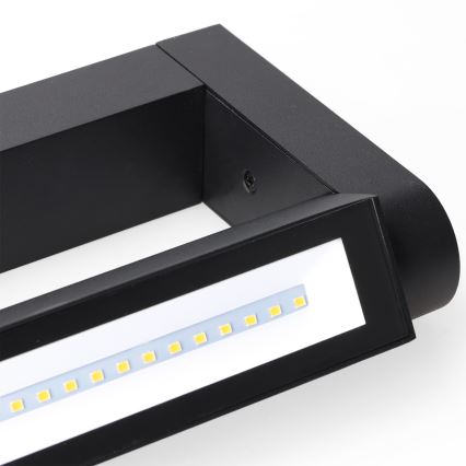 Brilagi - Applique murale extérieure SALERNO, LED 24W, 230V, 66 cm, noire, IP65