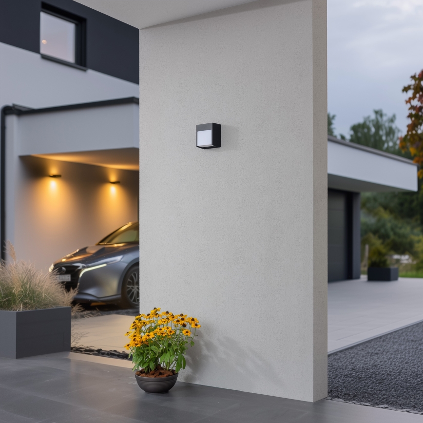 Brilagi - Applique murale extérieure TERNI LED/12W/230V anthracite IP44