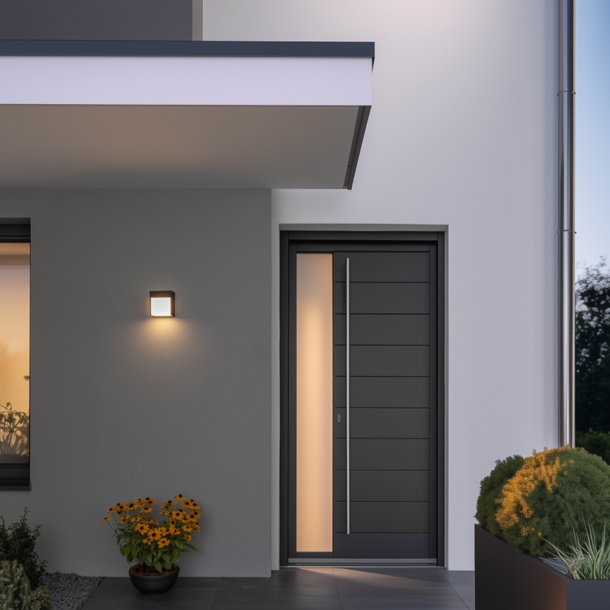 Brilagi - Applique murale extérieure TERNI LED/12W/230V anthracite IP44