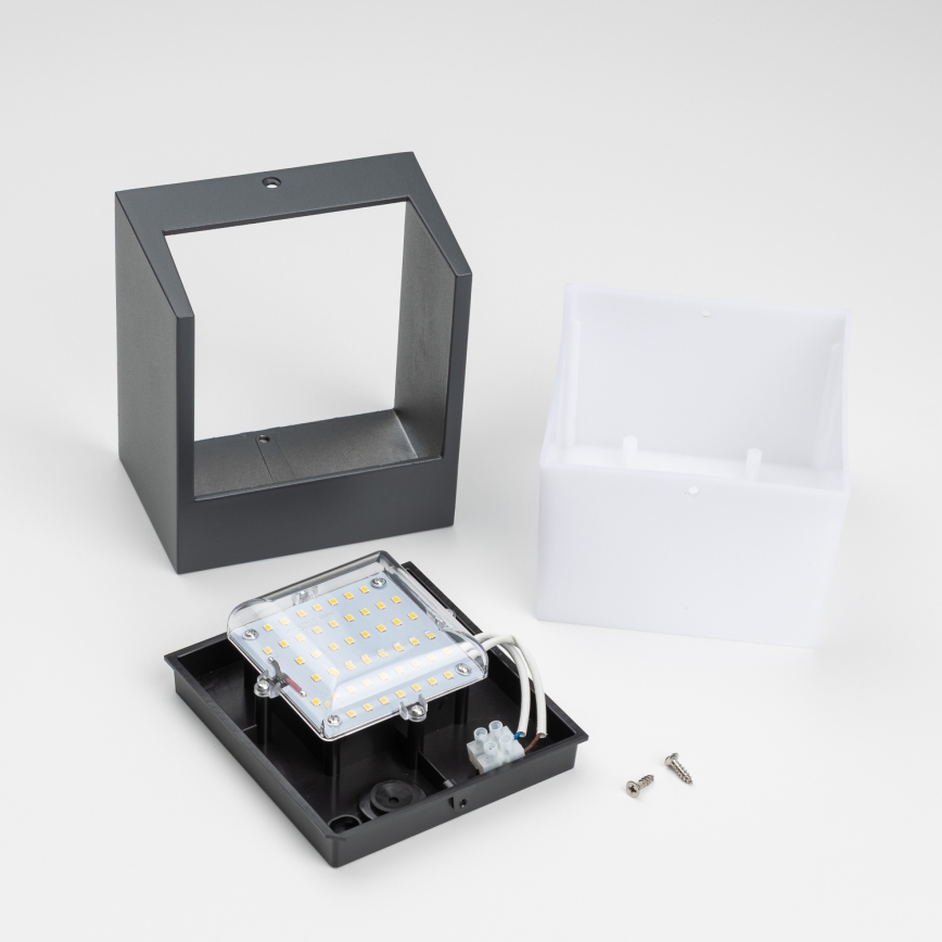 Brilagi - Applique murale extérieure TERNI LED/12W/230V anthracite IP44